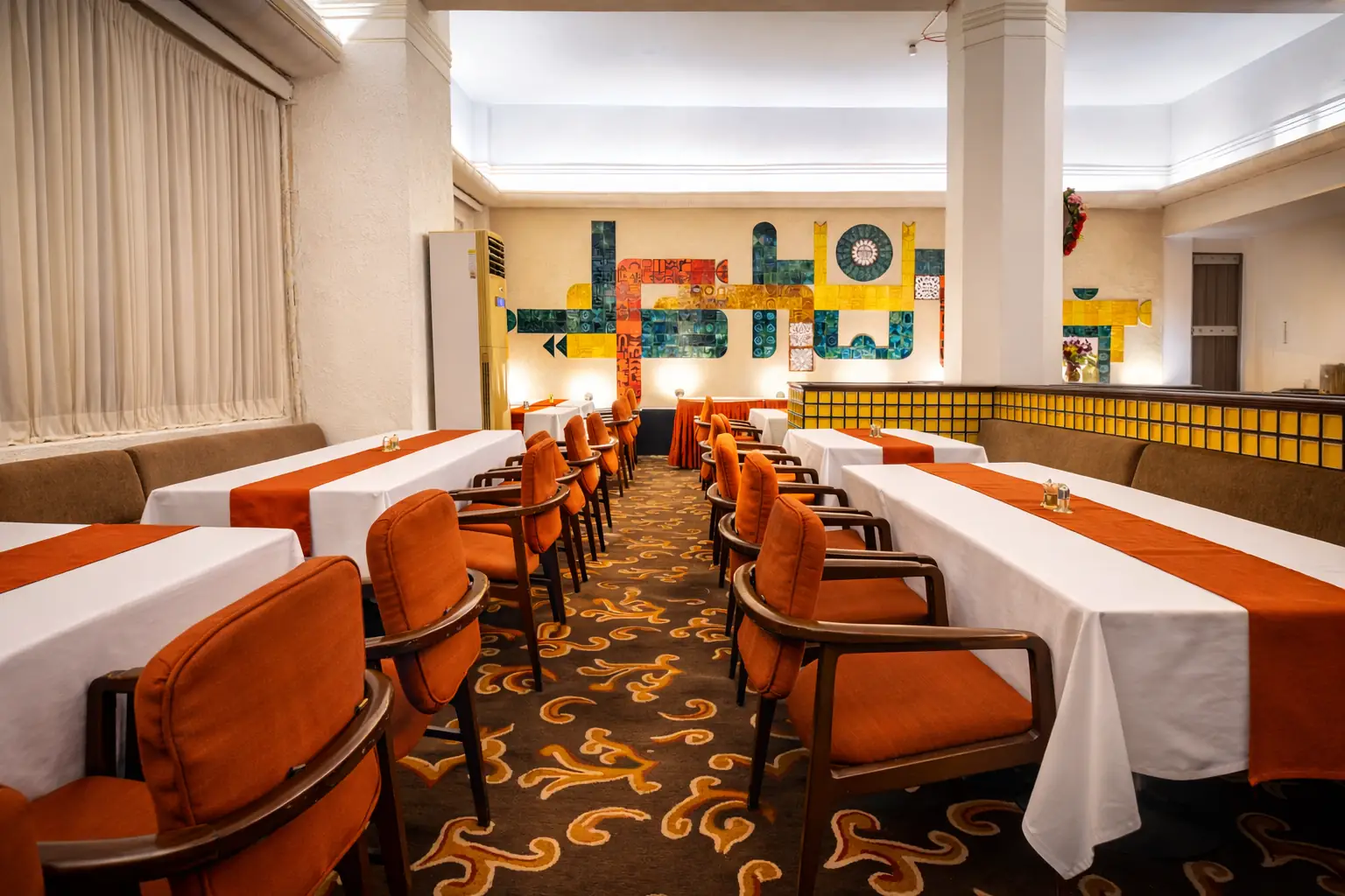 Hotel interior at West End Hotel South Mumbai